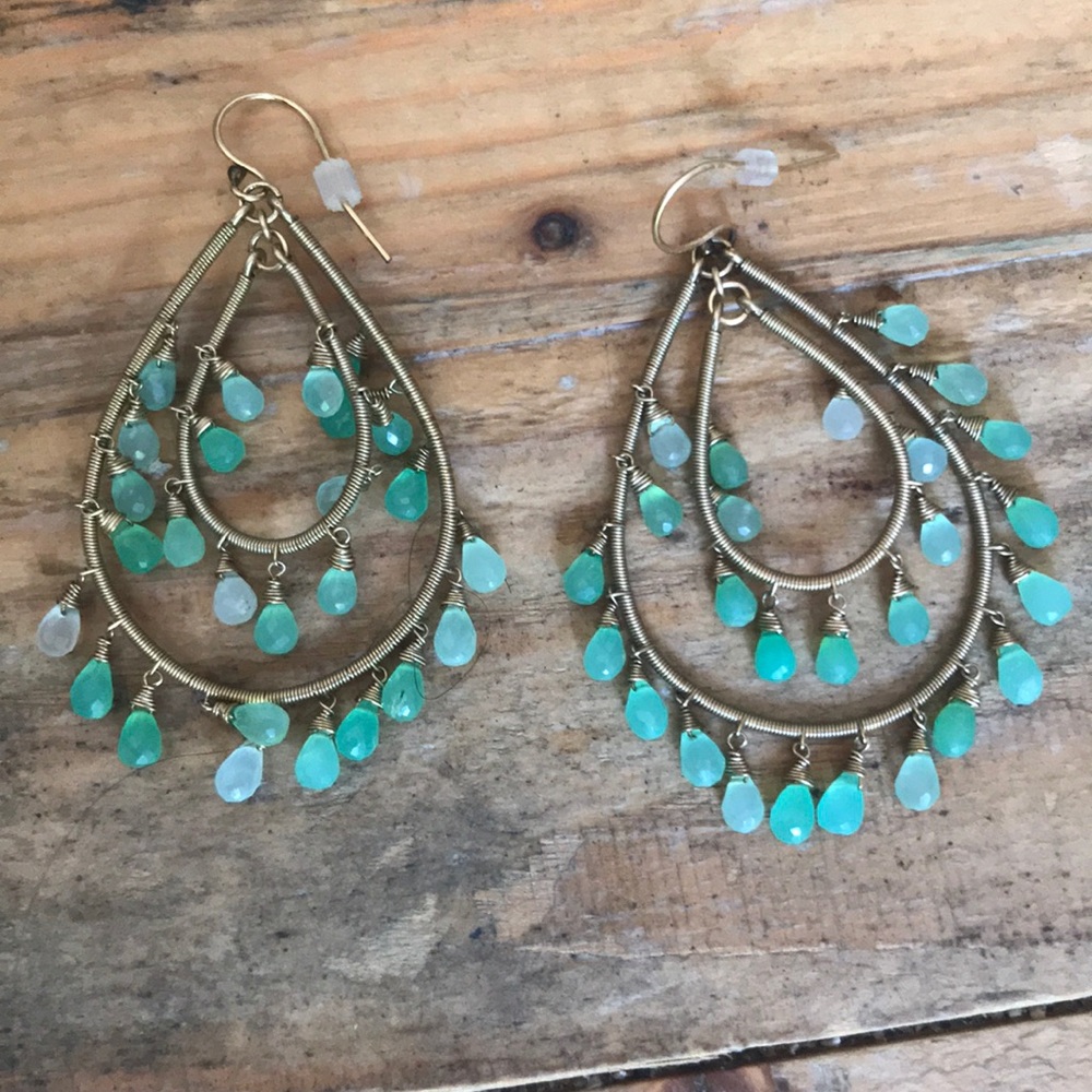 Beautiful boho drop earrings